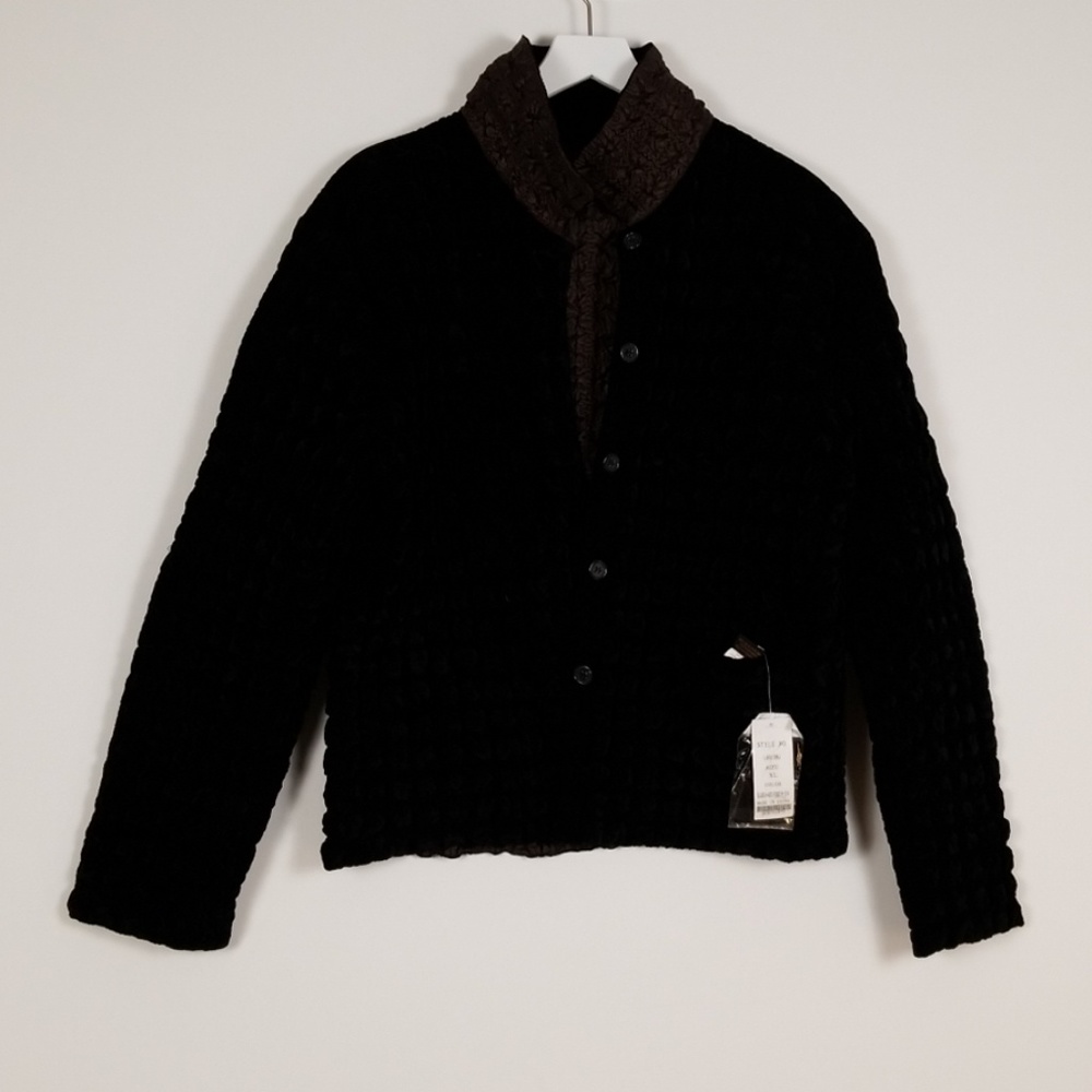 Reveversible Velvet stretch bubble NWT XL